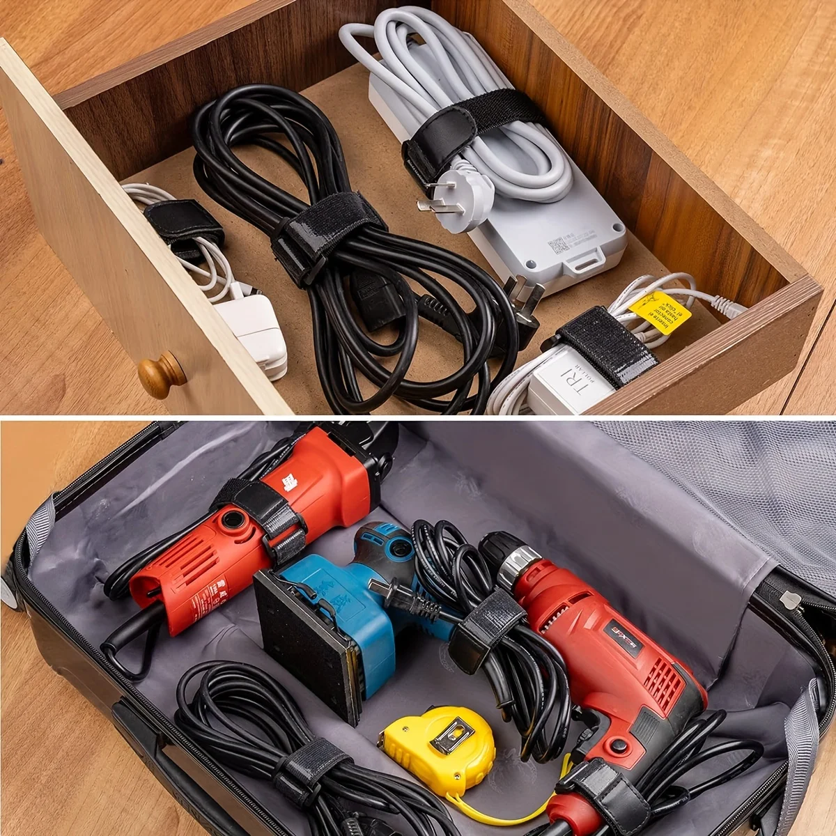 สายรัดสายเคเบิลแบบใช้ซ้ำได้ 50 - Gear Tie Reusable บทวิจารณ์และราคา