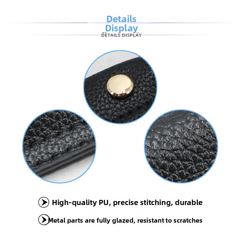 Men's Bla Brown Handbag Handle Replacement Casual Busin Simple Briease Handle Single Purchase High Quali Synthetic P...