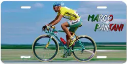 MARCO PANTANI cycling Metal Sign 6x12 inches