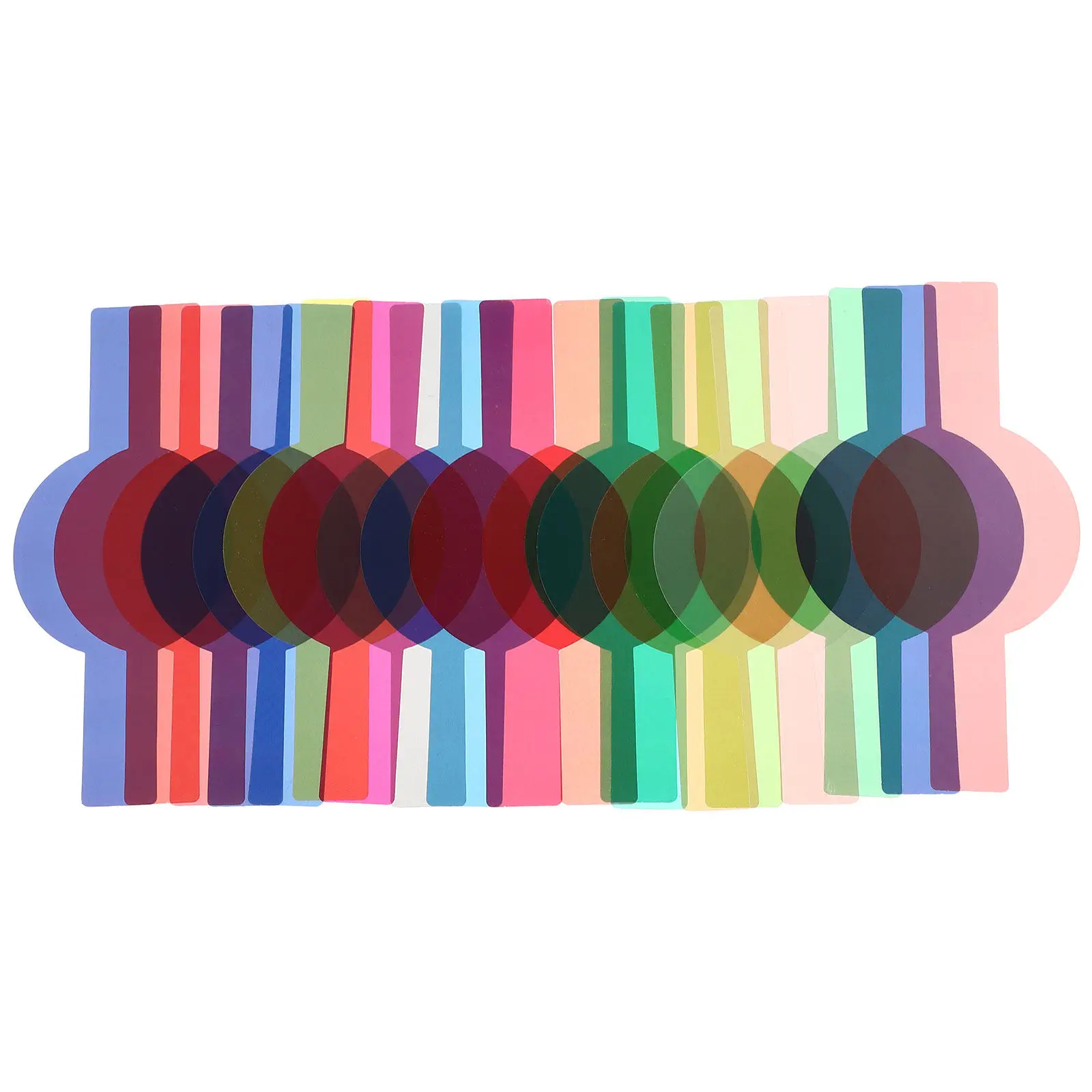 20Pcs Camera Flash Color Filters Correction Light Filters for Photo Video Theater Lighting Accessories