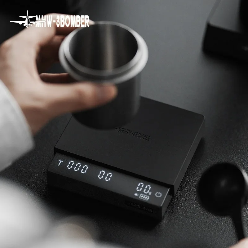 MHW-3B High Precision 0.1g Smart Brewing Scale Cube Coffee Scale 3.0 Digital Espresso Scale Timer Rechargeable Barista Tool - view 3