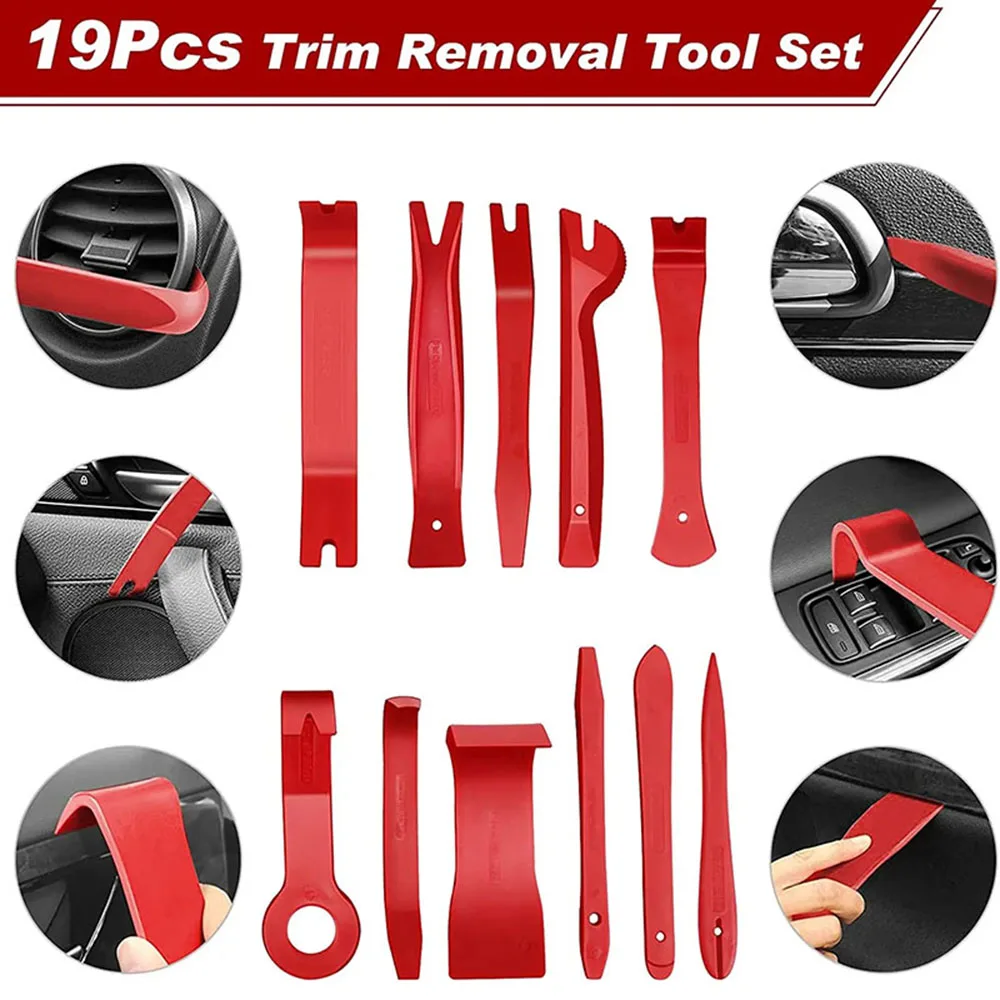 Car Tools Car Interior Disassembly Kit Plastic Trim Removal Tool Car Clips Puller Diy Panel Tools for Auto Trim Puller Set