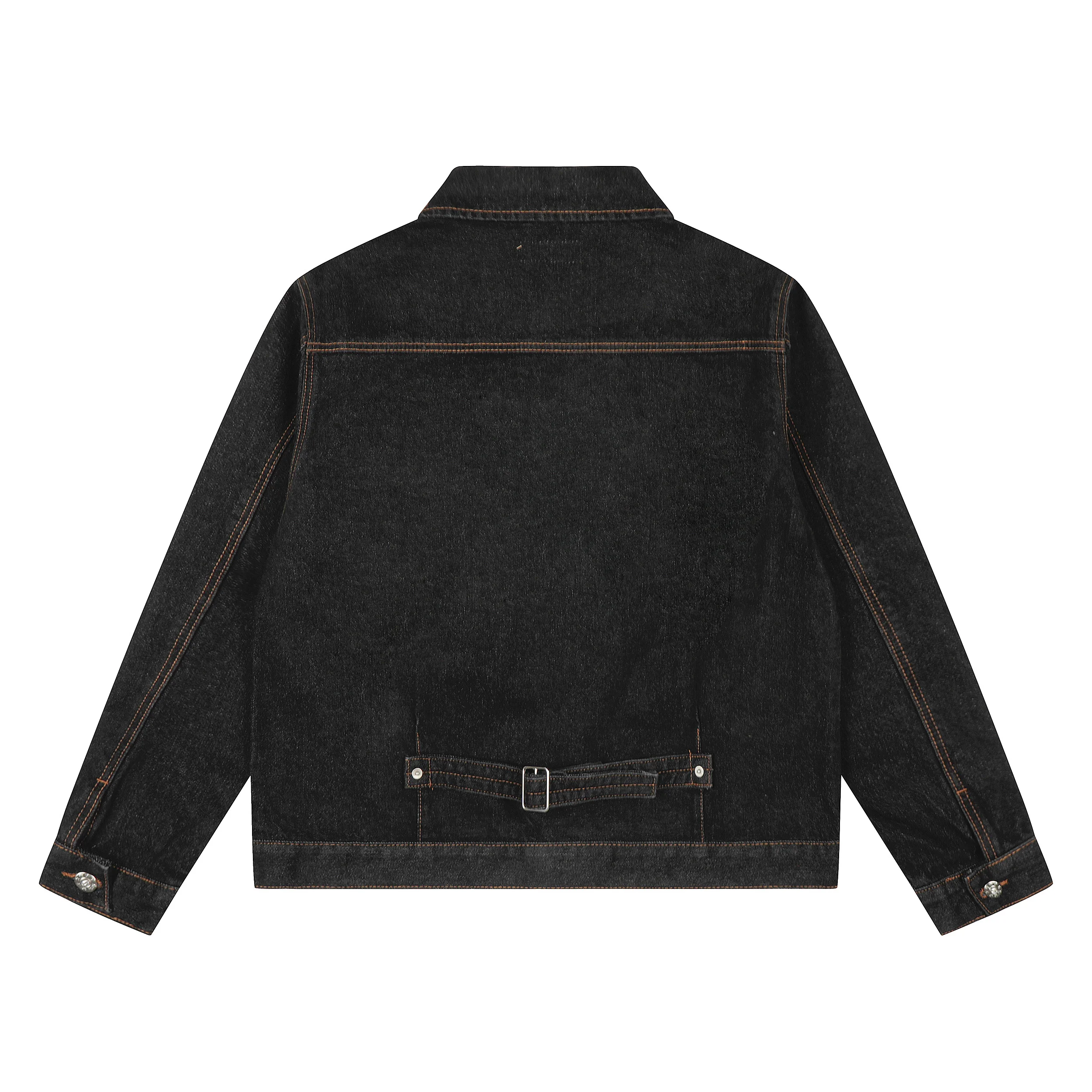 Los Angeles Limited Edition Devil Island bestickter großer R-Buchstabe Ins Sle Denim Jaet Jugend-Freizeitkleidung für alle Jahreszeiten