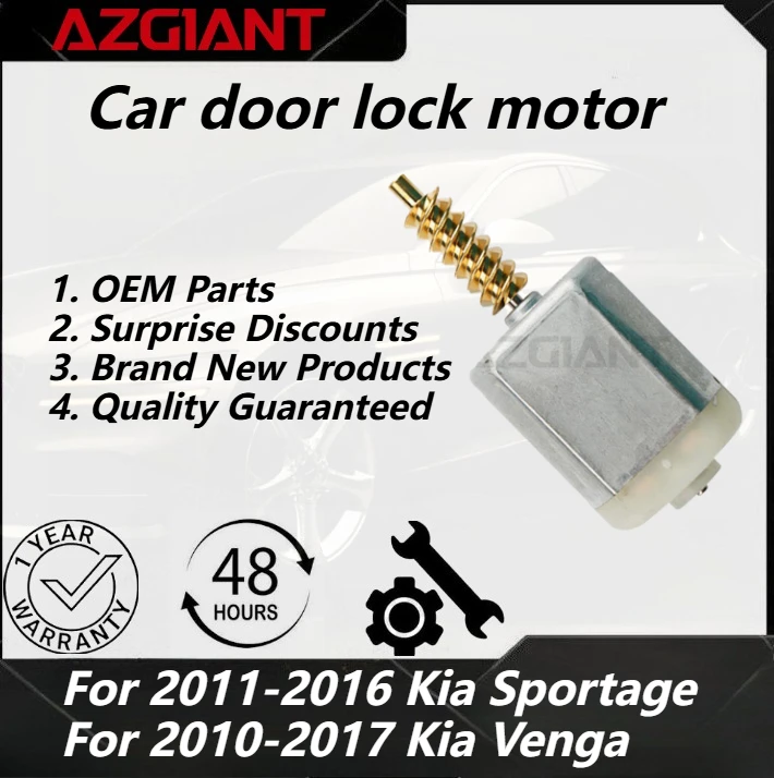 For Kia Sportage 2011-2016/Venga 2010-2017 AZGIANT HFT VN81545 Car door lock motor Brand new High-quality replacement auto parts