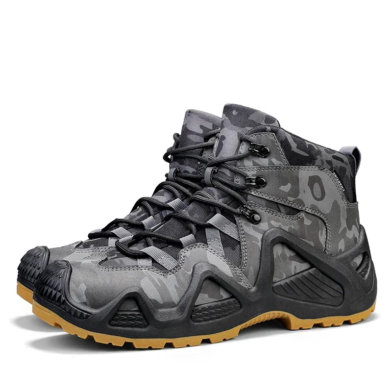 

Men's motorcycle shoes, outdoor anti slip climbing boots