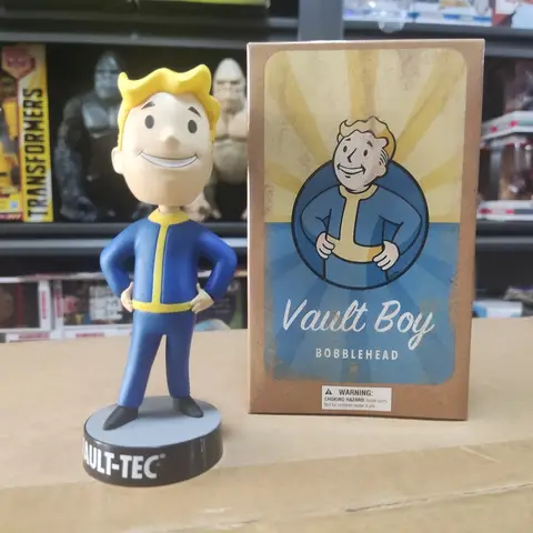 Bobblehead Söt Vault Boy Full Set Anime Actionfigur Leksaker Staty Samling Modell Docka Skrivbordsprydnad Display Leksaker Presenter 6 best sales Fallout Bobblehead - №3