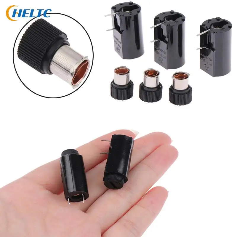 5 Pcs 5*20MM Fuse Holder PTF-45/50 10A250V 2.5W Panel Mounting Vertical Horizontal High Temperature Resistance Fuse