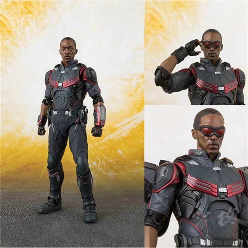 

Avengers Falcon Poseable Figure - Superhero Movie Character Model With Authentic Details Gifts From Movie Fans