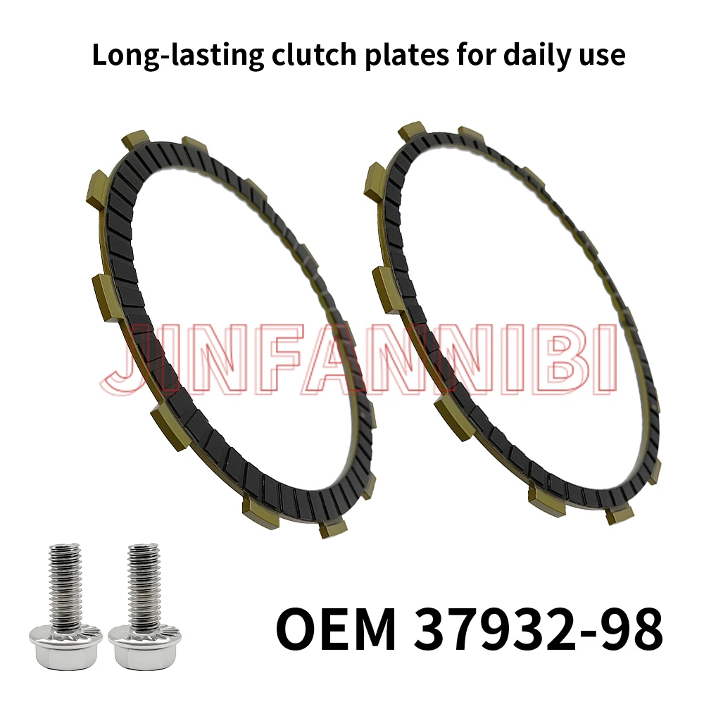 Clutch Plates Kit for Harley Twin Cam Softail Fat Boy Dyna FXDL 1999-2014 2015 2016 2017