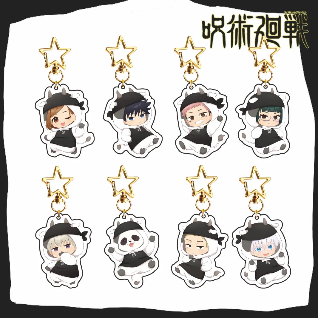 Jujutsu Kaisen Series 2026 New Co‑branded Acrylic Keychain Itadori Yuji Kugisaki Nobara Latest Cute Anime Bag Charm Collectible