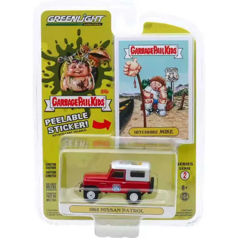 1:64 1965 Nissan Patrol Bidone della spazzatura per bambini - Modelli di auto ornamentali della collezione avanzata Nissan Patrol