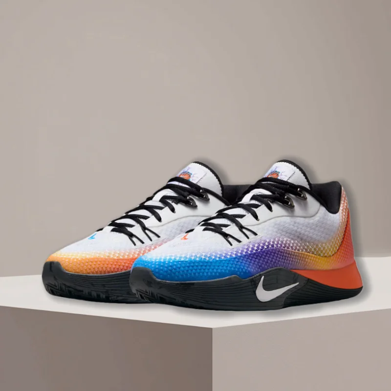 

Найк С.Т. Баскетбольные кроссовки Flare унисекс Multi-Sport Comfort с низким верхом — белый/синий/оранжевый IH7326110