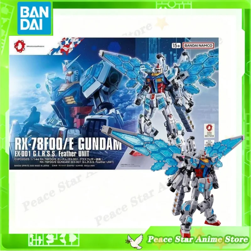 

Bandai оригинальная аниме сборная модель экшн-фигурка EXPO2025 1/144 RX-78FOO/E Gundam Feather UNIT Рождественский подарок игрушки в наличии