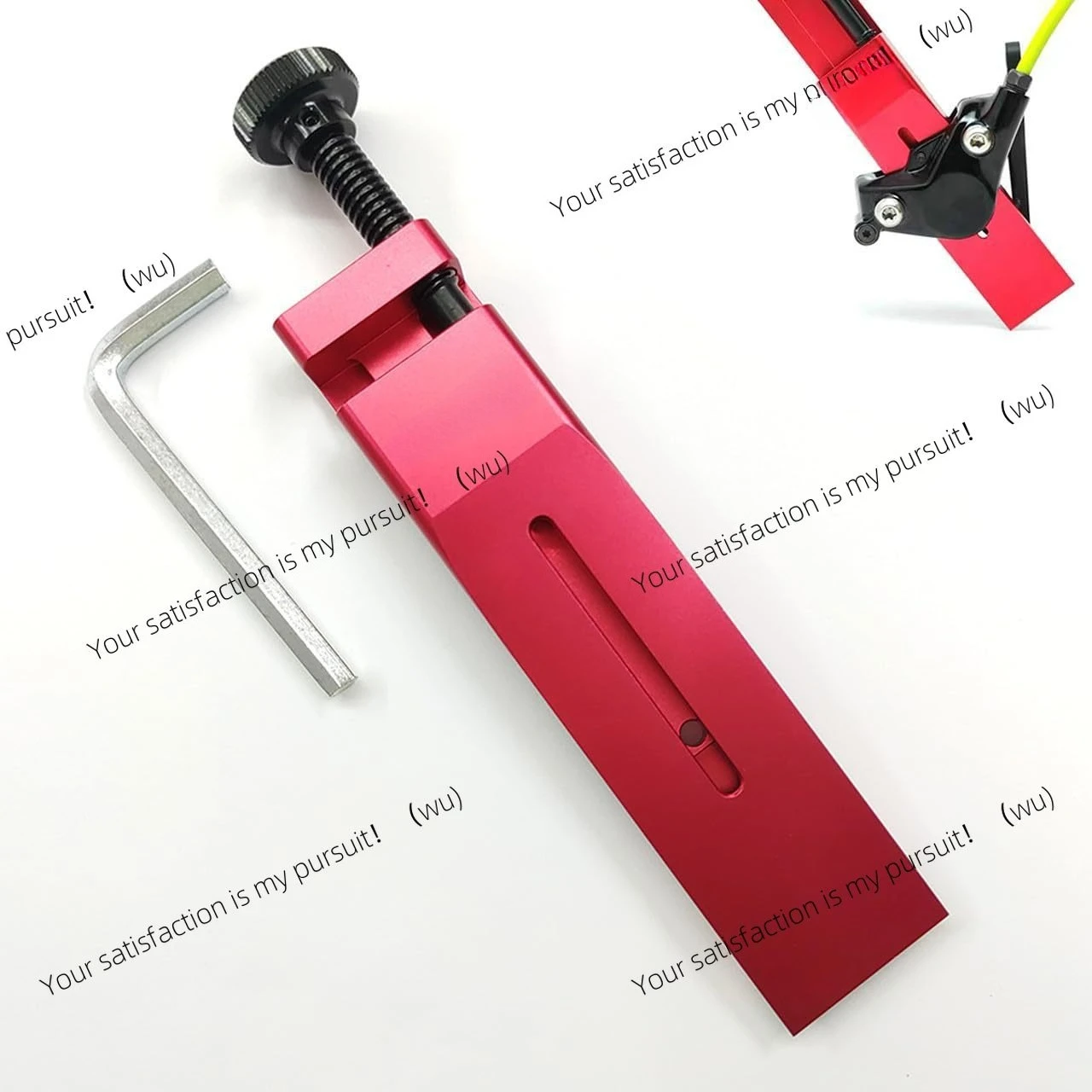 Bicycle brake caliper piston press, a universal tool for bicycle brake caliper piston presses