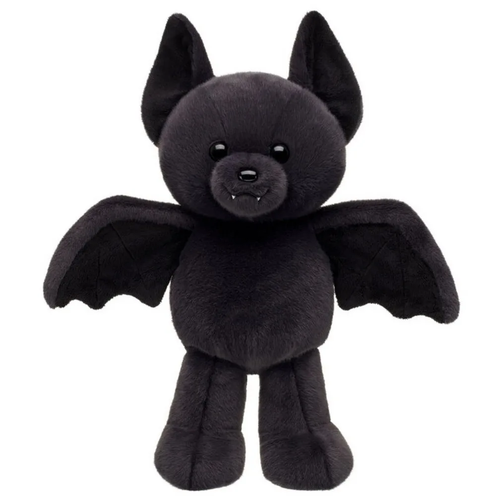 Build A Bear Posable Bat 플러시 2025 액세서리 인형 상품 플러시 박쥐 장난감 할로윈 크리스마스 선물