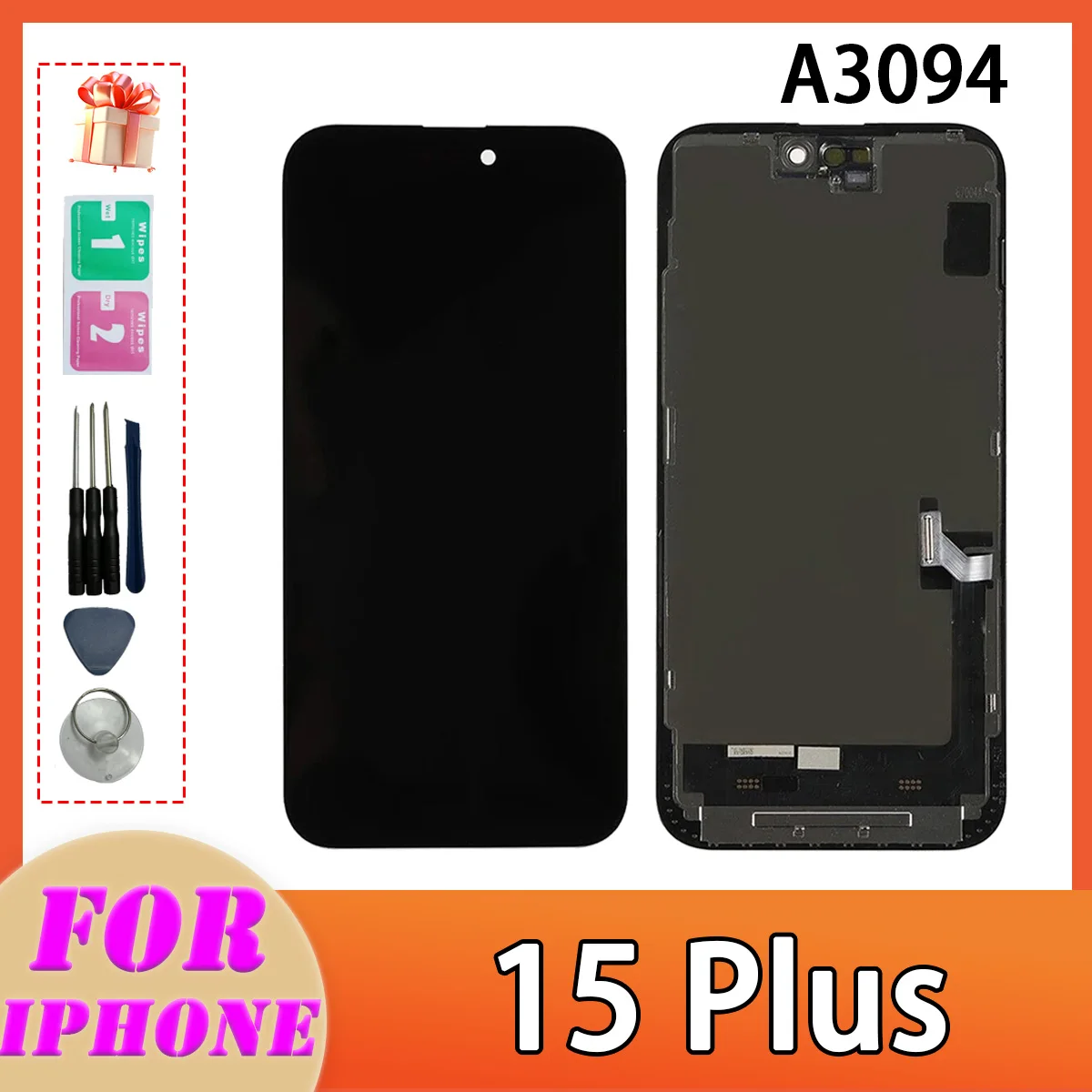 For iPhone 15 plus LCD Display Touch Screen Digitizer Assembly Replacement For iPhone 15 plus