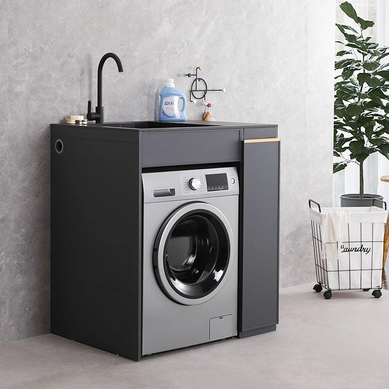 

Companion Single Laundry Cabinet Small-sized Rock Plate Integrated Basin Living Room Cabinets Washbasin Furniture Lavabi JTL