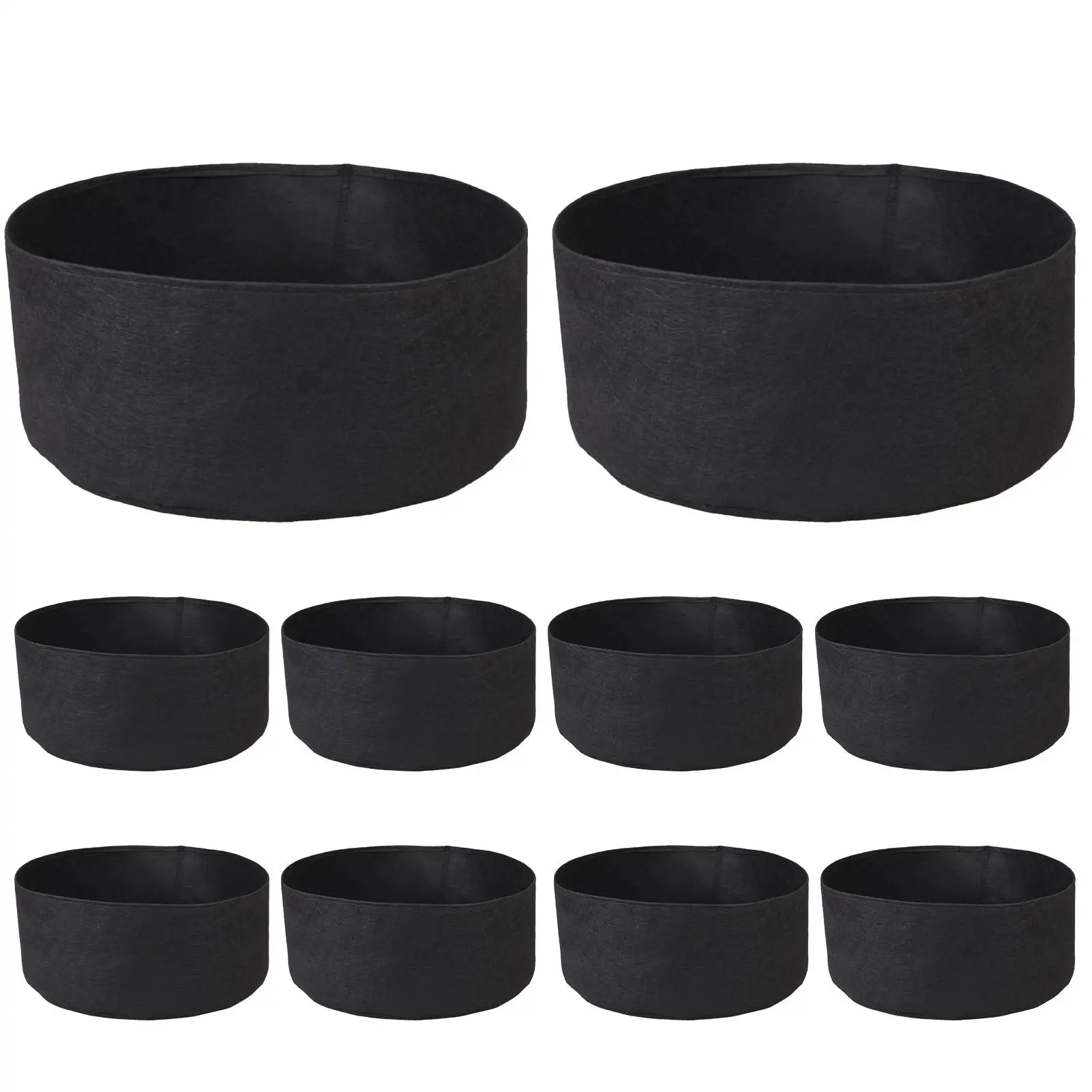 

Plant Grow Bags 10 Pieces 10 Pieces Tomato Bucket Felt Grow Bags For Potato Flower Fruit Root Greenhouse Garden Nursery Indoor