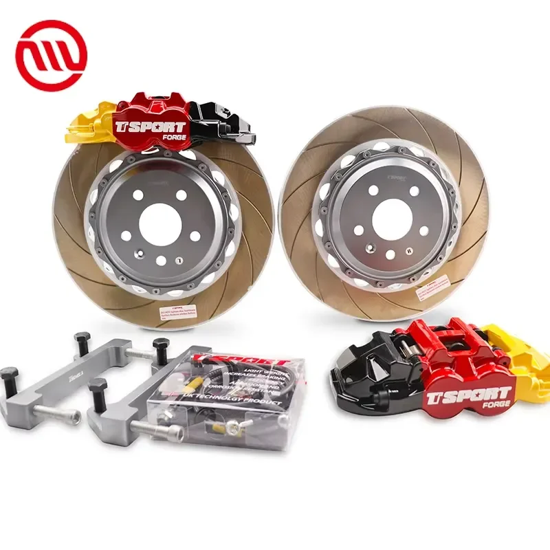 TTSPORT Big Racing 4 Piston Brake Caliper TT5410 Caliper Set for camry 86 Innova Accord Odyssey