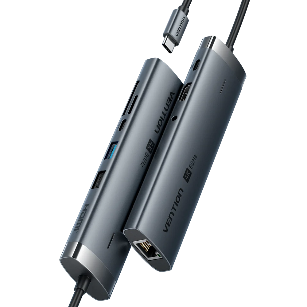 Vention USB C HUB 4K 60Hz Type C to HDMI RJ45 Ethernet PD 100W SD TF dla MacBook PC iPad Sumsang PC Tablet Telefon USB 3.0 Hub — zdjęcie produktu 7