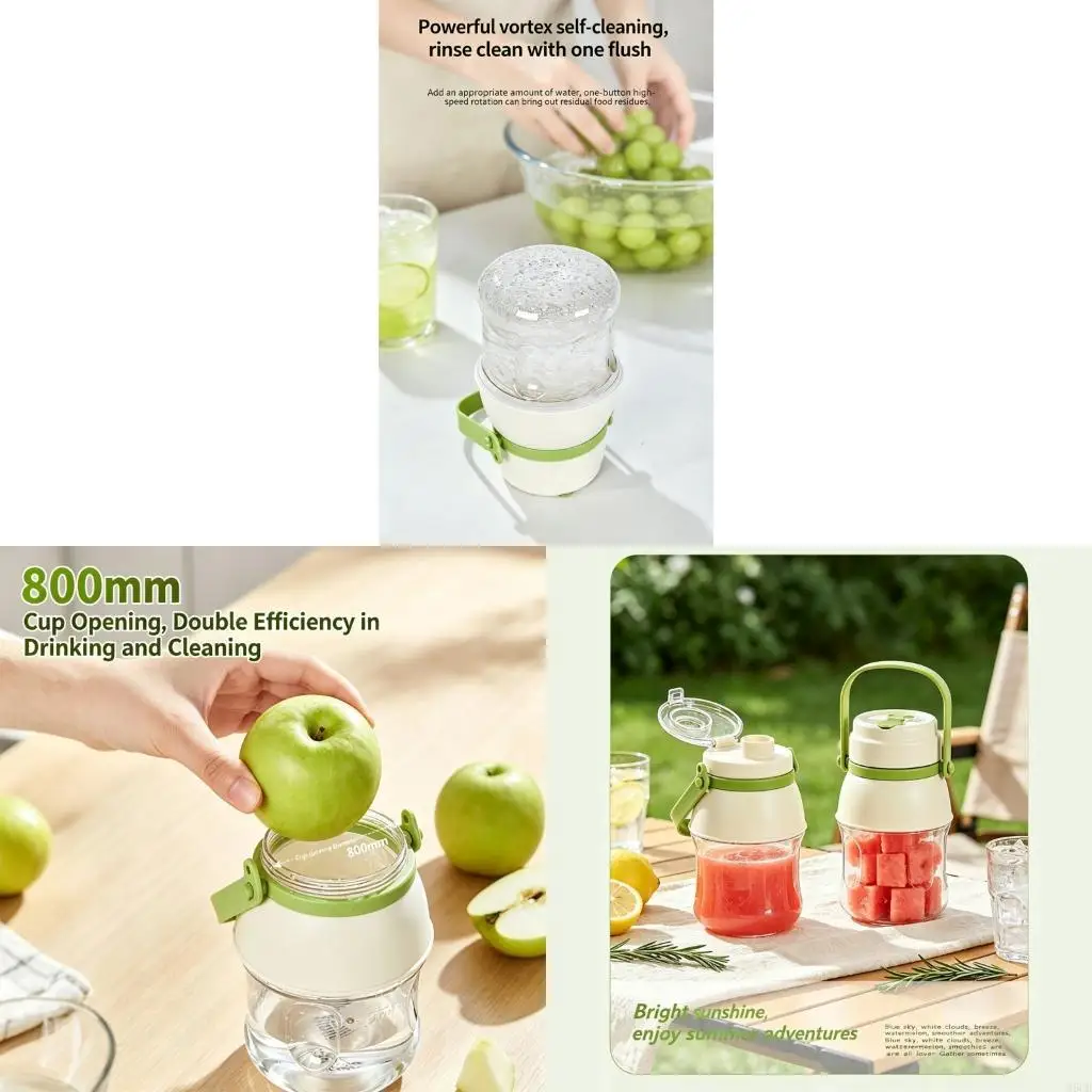 M6CB Multifunctional Juice Extractor Portable Small Cup Rechargeable Kitchen Fruit Extractor Cup for Food Processing