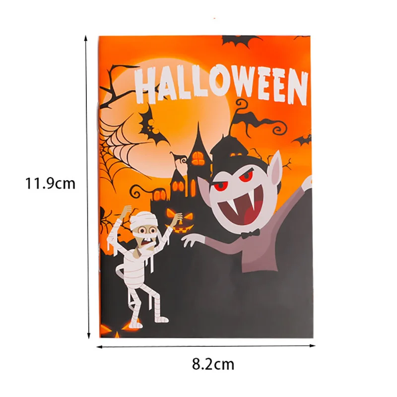 Halloween Themed Notebooks for Kids - Writing Office School Party Favors Goodie Bag Stuffers Filler Gifts Party Supplies Decor
