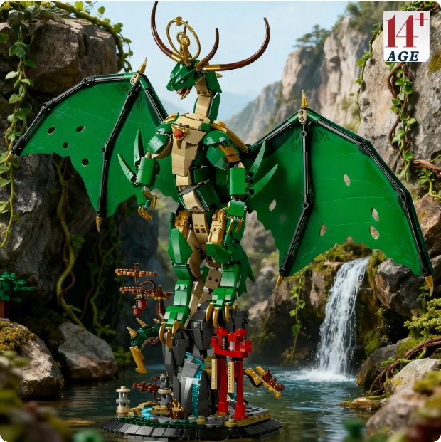 

New 71847 Master Wu guards the divine dragon 1650pcs Mech Toys for Kid adult DIY Christmas Gift toys