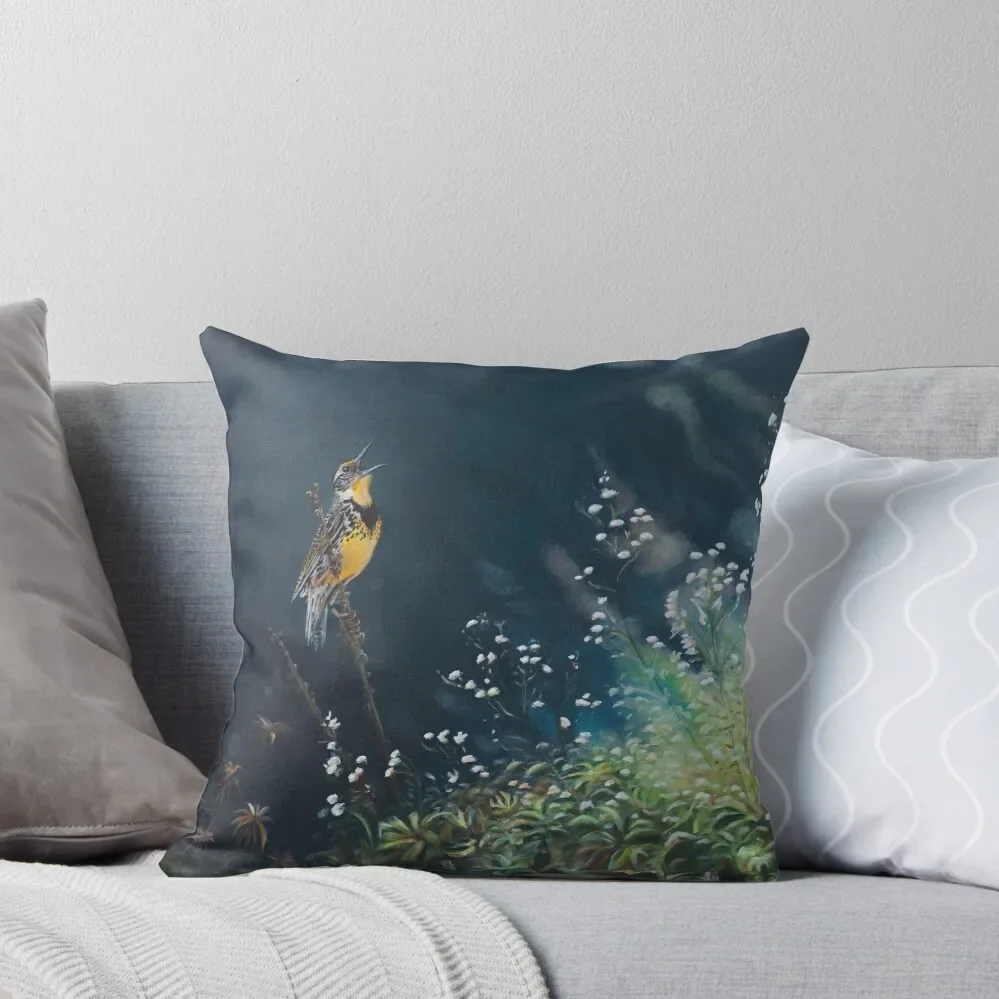 

Meadowlark Music Throw Throw Pillow Room decorating items Custom Cushion Luxury Pillow Cover pillow