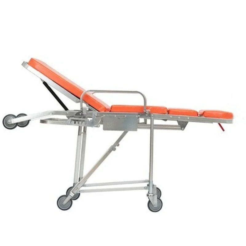 Hot sale Professional Stair  ambulance stretcher Emergency Automatic Loading Hospital Aluminum Ambulance Chair Stretcher