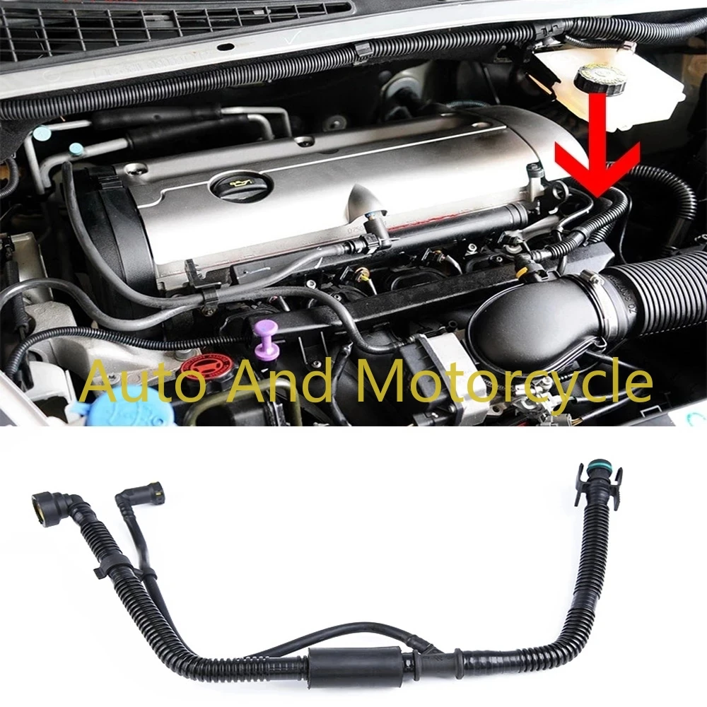 Engine Crankcase Breather Pipes EW10J4 for Peugeot 307 407 406 607 807 1.6V Citroen Picasso Sena 2.0