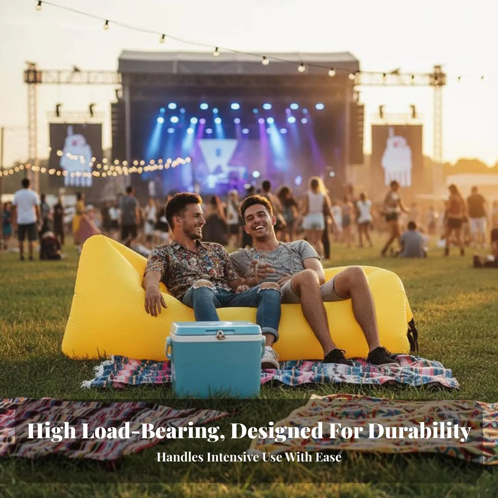 

Надувное кресло-шезлонг, легкое, быстро надувается, без насоса, для любителей пляжа и кемпинга