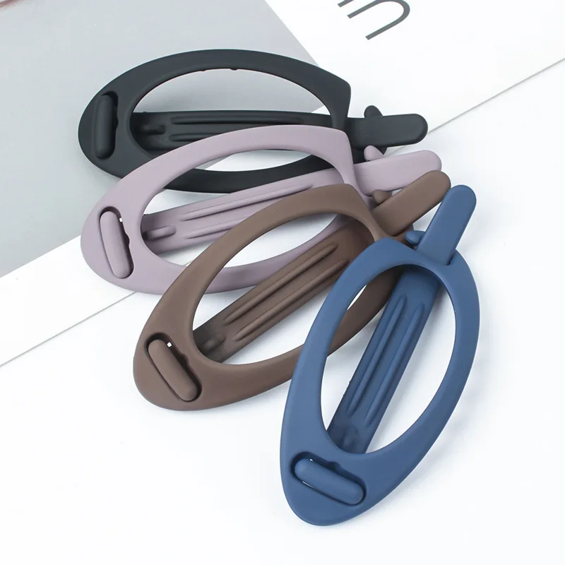 New Korea Big Size Duckbill Clip Hair Hairpin Top Clip Disk Hair Plastic Hairgrips Clamps Women Makeup Headwear Hair Accessories