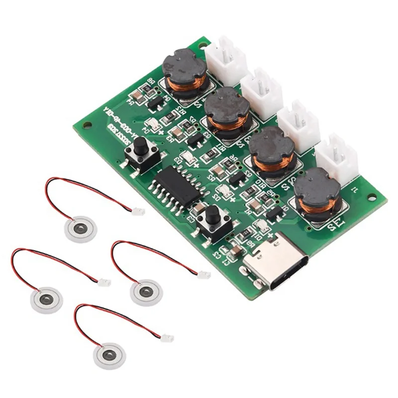 SQPP-3X DC5V Type-C Мини-увлажнитель DIY Наборы Туманообразователь и печатная плата драйвера 4, пленка для распыления тумана, лист распылителя