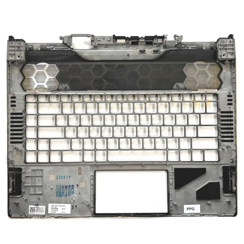 repose-paume-pour-ordinateur-portable-dell-alienware-x16-r1-coque-superieure-lunette-de-clavier-americain-t5kn4-a-nouveau