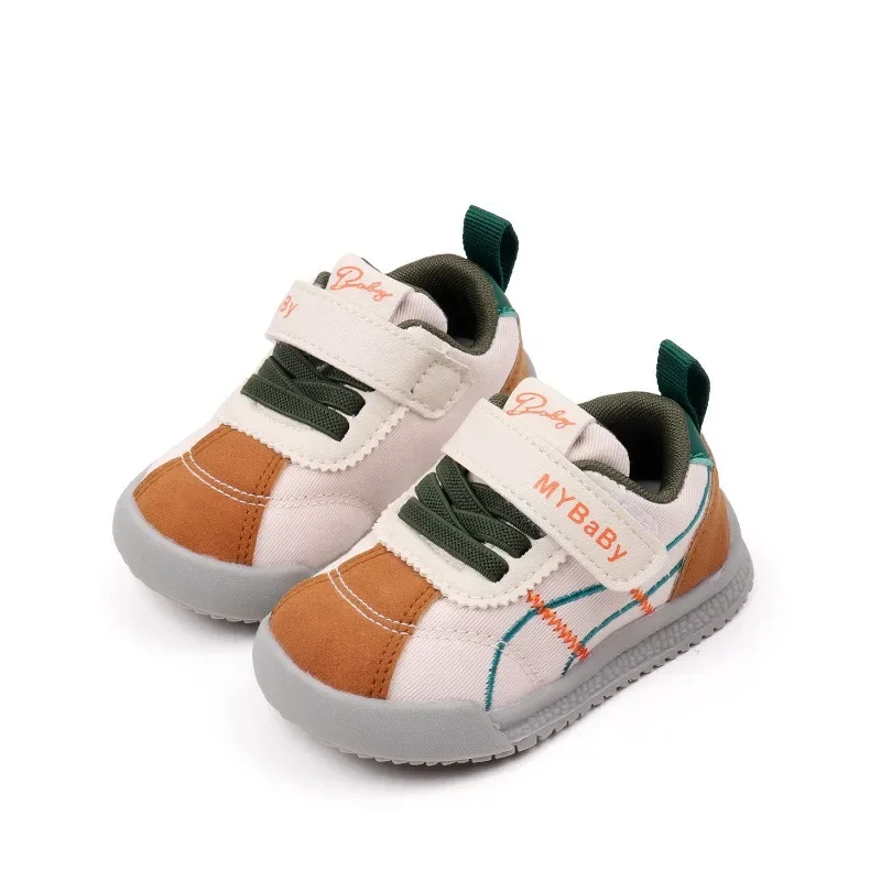 Spring and Autumn Style 1-2 Year Old Trendy Versatile Baby Functional Shoes, Anti Slip Baby Shoes Toddler Girl Shoes Boys Shoes