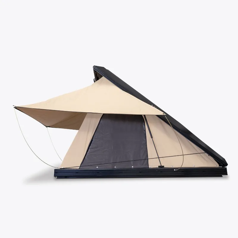 

Hot-selling car tent Quick open aluminum alloy triangular roof tent Full self