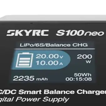 

SkyRC S100neo Balance Charger AC/DC 12A Smart LiPo Battery RC Charger Discharger