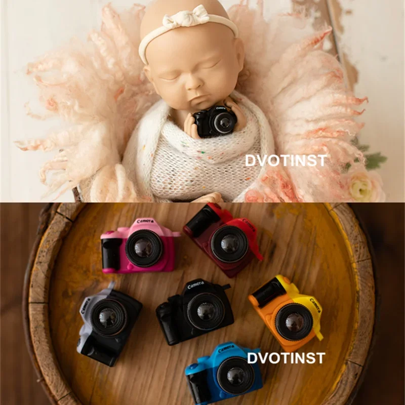 

Newborn Photography Props Baby Mini Camera for Bebe SLR Cameras Fotografia Studio Shooting Decor Photo Props Accessories