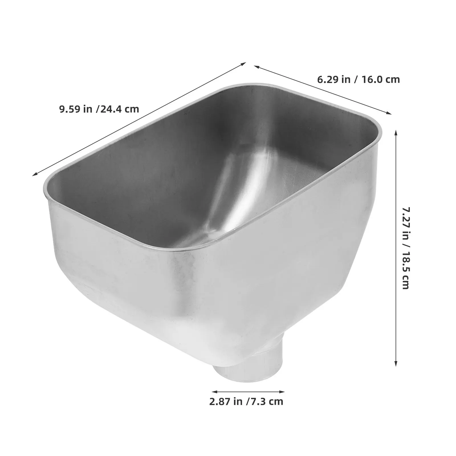 Heavy Duty Stainless Steel Downspout Gutter Filter for Rooftop Drainage Rainwater Diverter Gutter Downspout Extension Accessory