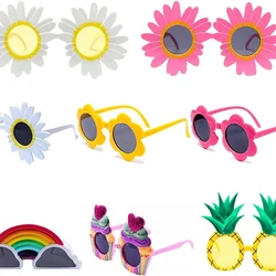 8 Pcs Party Sunglasses  Party Favors Glasses, Hawaiian Summer Eyewear Party Fancy Dress Costume Photo Booth Props