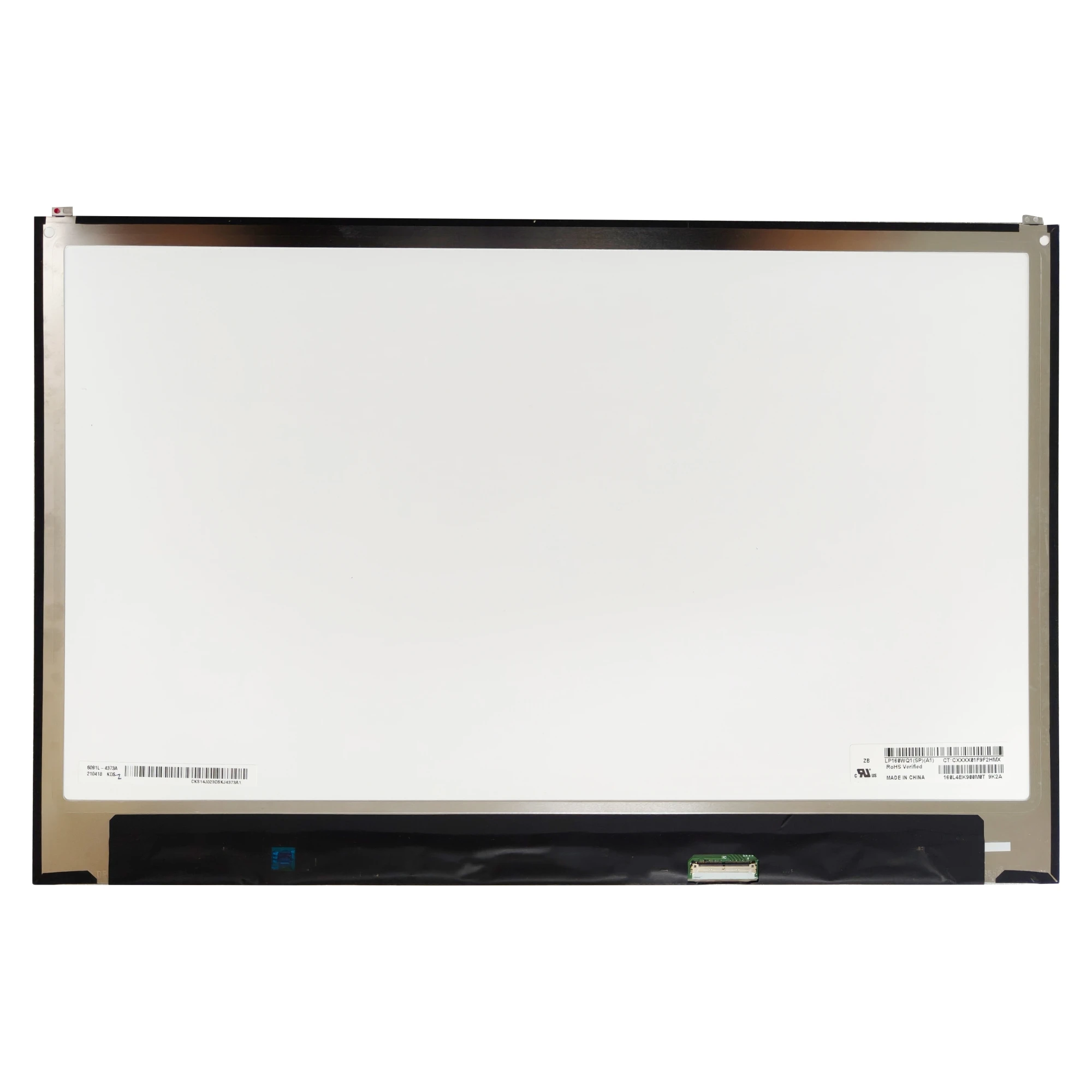 16.0'' LP160WQ1-SPA1 LP160WQ1 SPA1 Laptop LCD Screen Display Panel 2560×1600 EDP 40 Pins 100% DCI-P3