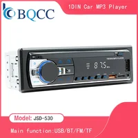 BQCC Reproductor estéreo de radio para automóvil Reproductor MP3 digital Bluetooth JSD-530 520 60Wx4 FM Audio Estéreo Música USB/SD con entrada auxiliar incorporada