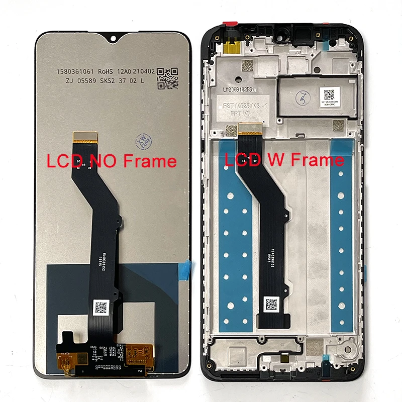 Original 6.55  For Nokia 5.3 A112 LCD Display Screen Touch Panel Digitizer For Nokia 5.3 TA-1234 TA-1223 Display Frame Assembly