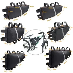 E-bike Battery Bag Bicycle Frame Bags Bicycle Case Triangle Bag MTB Road Bikes-