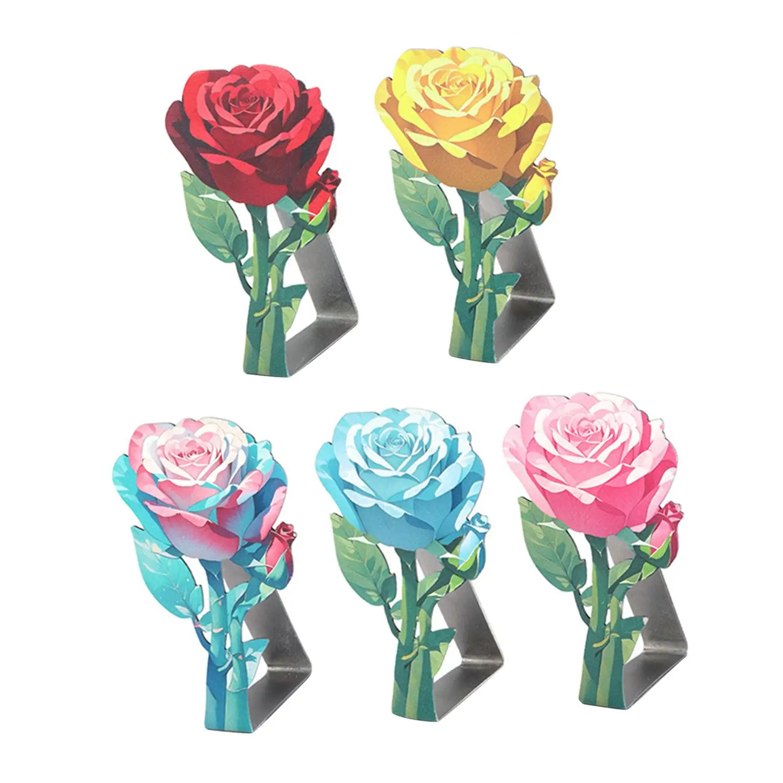 5Pcs Stainless Steel Tablecloth Clips Tablecloth Clamp Holder Table Cloth Holders for Patio Wedding Graduation Outdoor Indoor