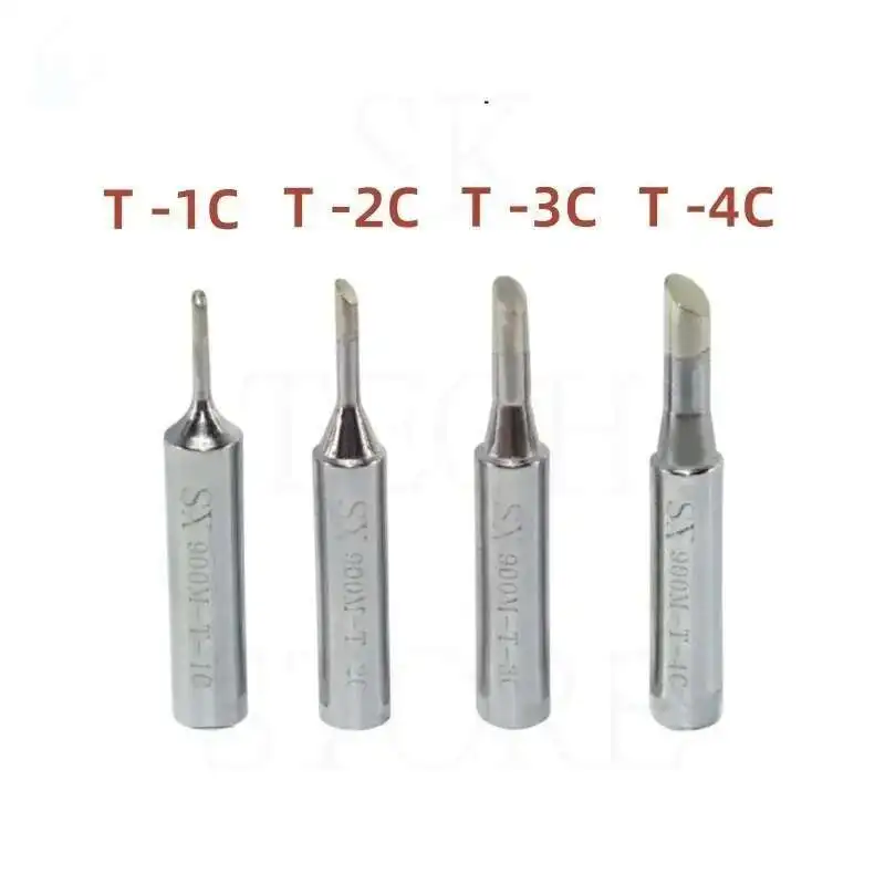 900M Welding Tips Horseshoe Soldering Iron Head Replacement For 936 Soldering Stations Durable Solder Head Welding Accessories