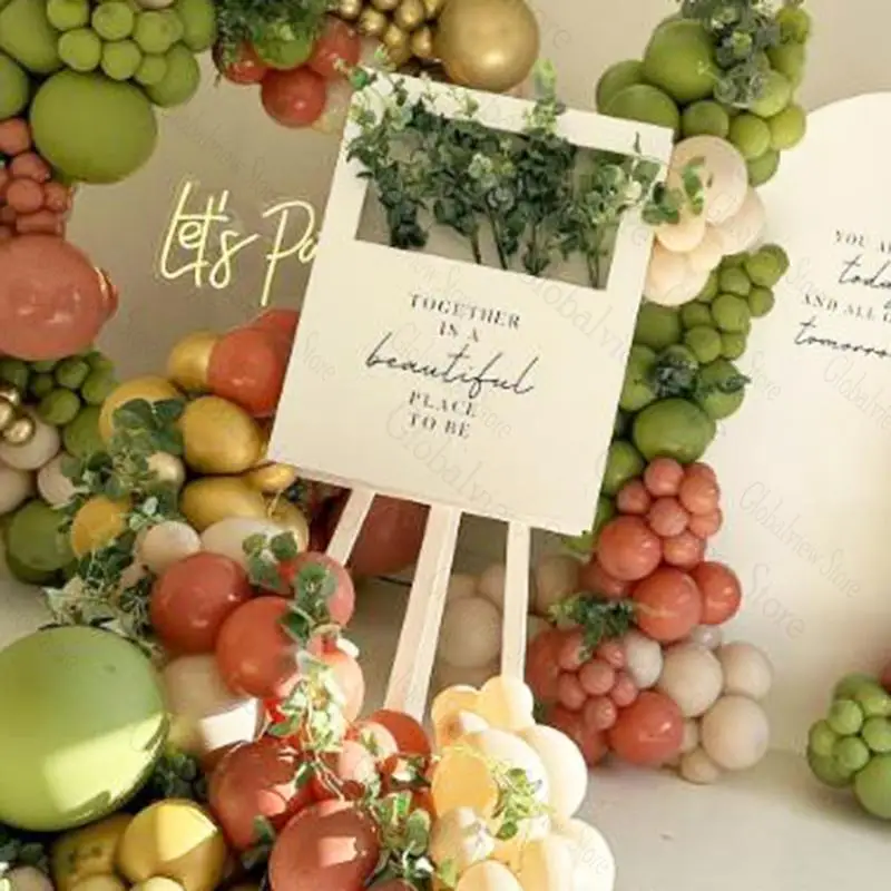 Blumen kasten Willkommen schild Schaum brett leere Blumen kasten Willkommen beschilderung für Hochzeit Geburtstags feier Baby party Jubiläums dekor – Detail 4