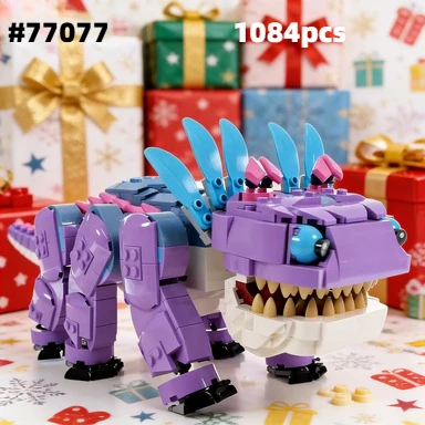 

НОВИНКА 2026: Конструктор для мальчиков и девочек, развивающая головоломка, строительные блоки, кирпичики, игрушка, подарок на день рождения, модель 1084 детали