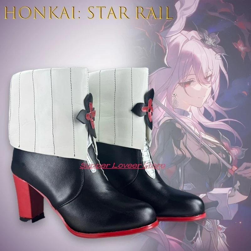 

Anime Cosplay Honkai Star Rail NightShooting Stars March 7th Cosplay Shoes Anime Women Hanlloween Outfits
