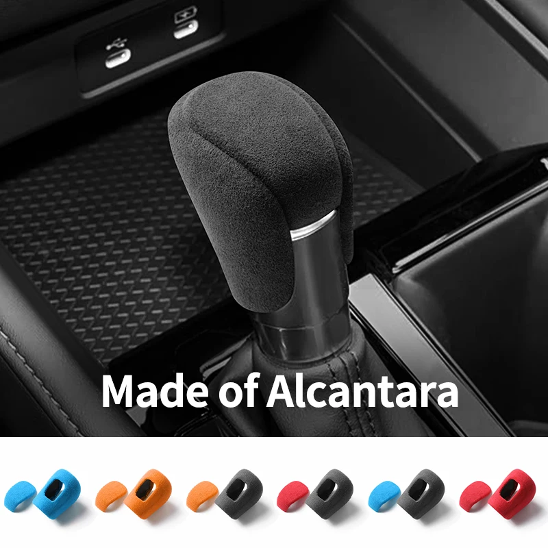 For Honda Accord (18-) Civic (22-) Made of Alcantara Car Gear Shift Knob Change Lever Boot Cover Interior Tuning Accessories